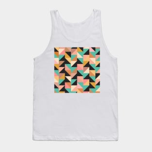 Geometric Shapes - Boho Vibes No.001 / Cozy, Vintage, Summery Shades Tank Top